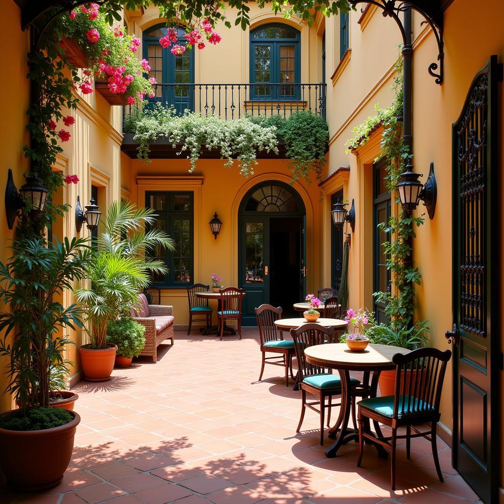 Traditional Spanish Courtyard at Las Chafiras