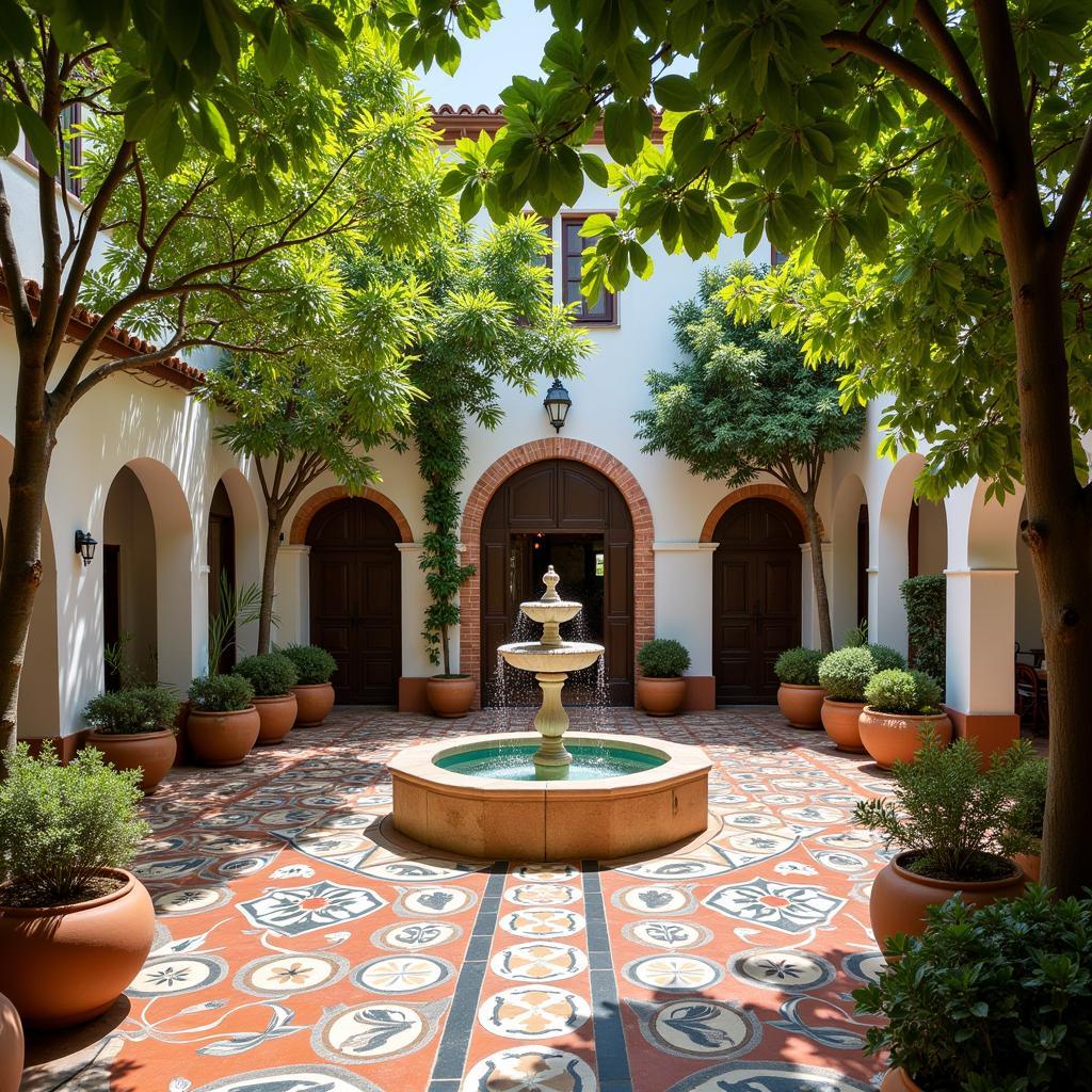 Charming Spanish Courtyard