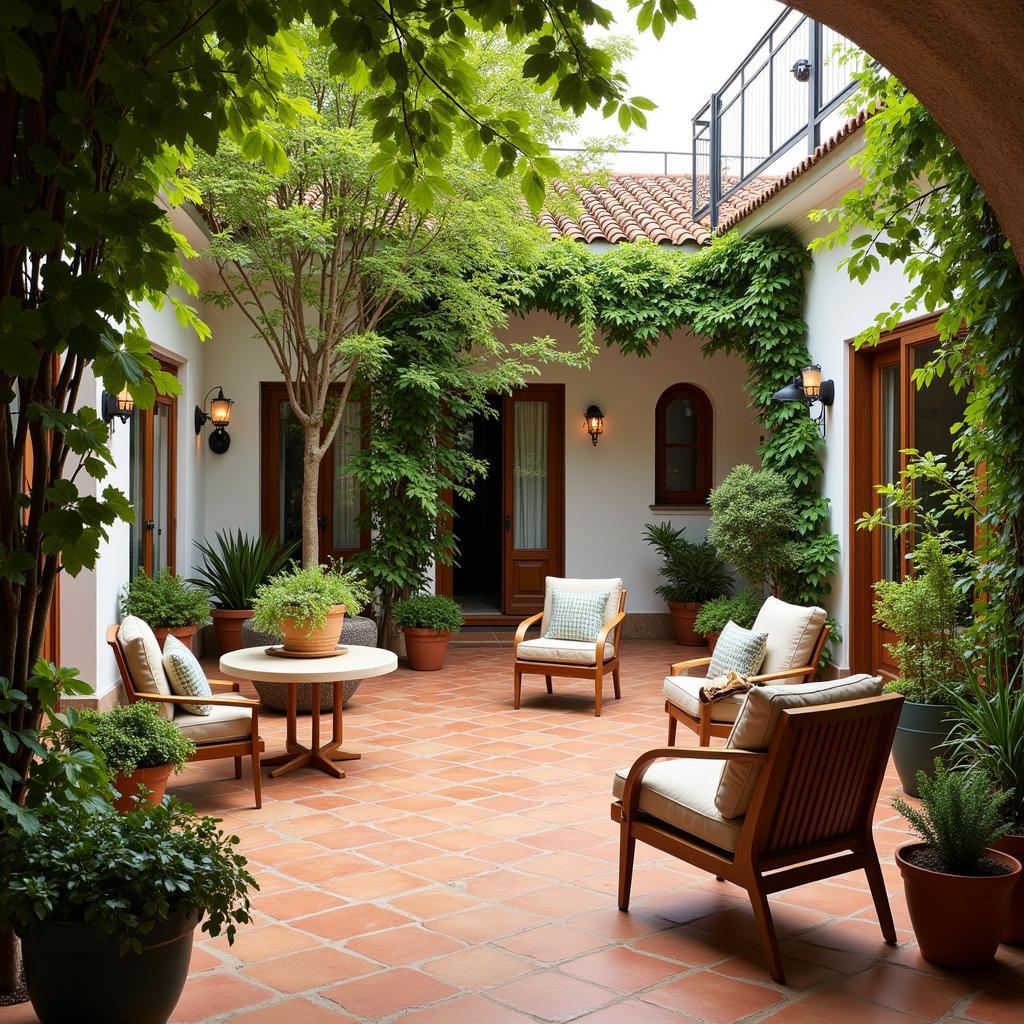  Tranquil Spanish Courtyard Inspired by Zara Home