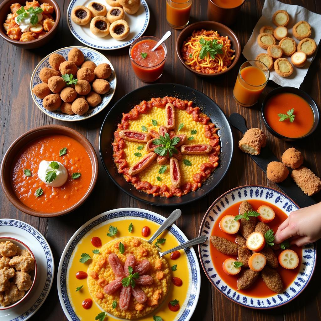 A Vibrant Spread of Spanish Delights