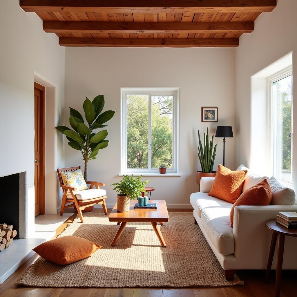 Cozy Spanish Design Home Living Room