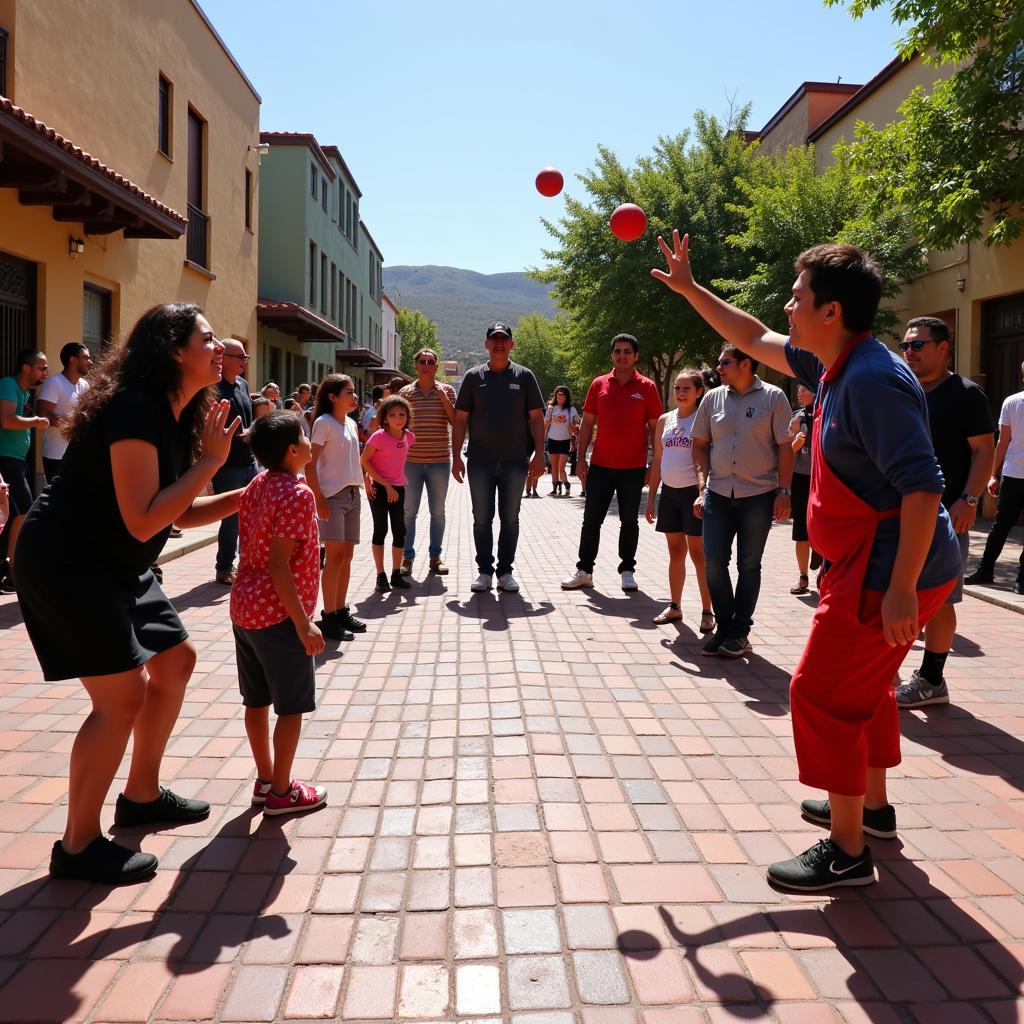 Families Enjoying Caliche