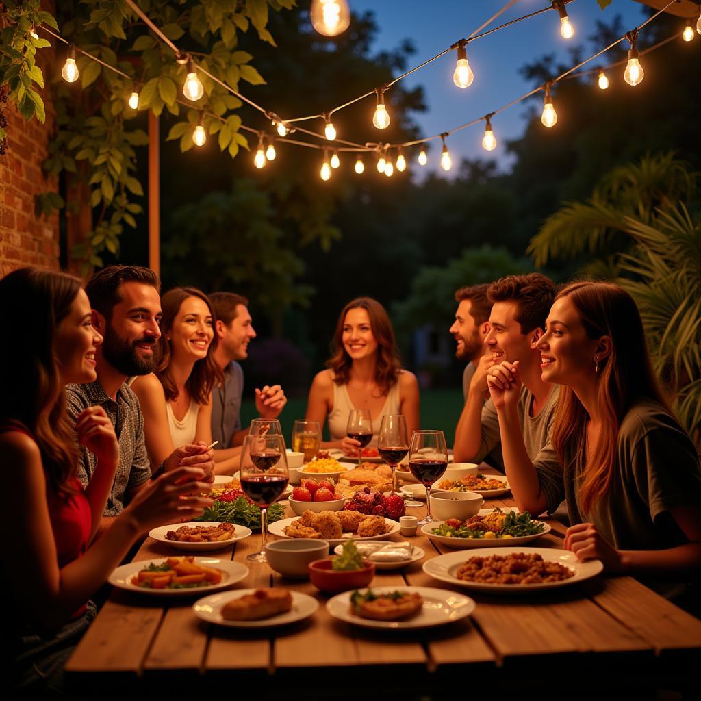 Heartwarming Spanish Family Dinner