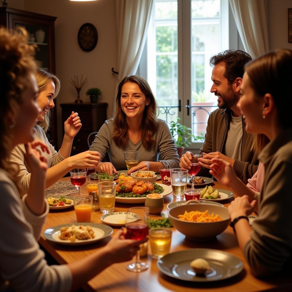 Spanish Family Dinner at Home Carrefour