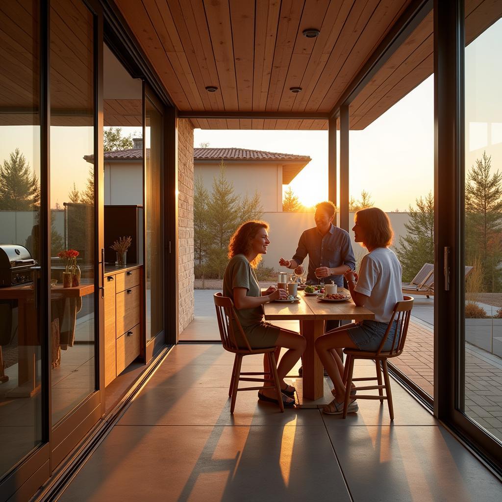 A Spanish Family Enjoys Life in Their New Prefab Home