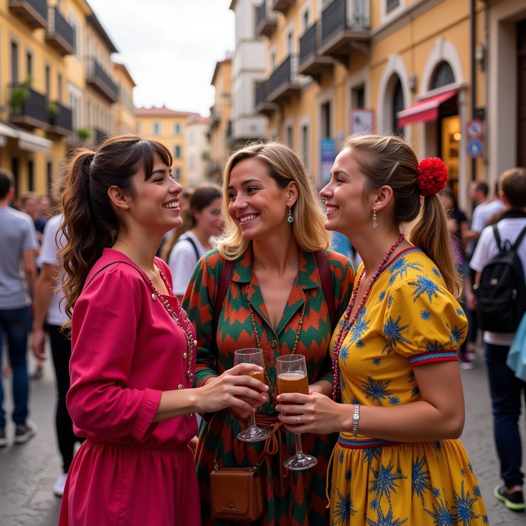 Immersed in the Vibrancy of a Spanish Festival