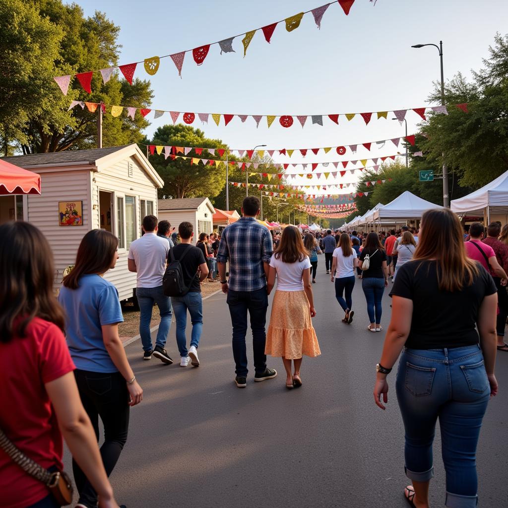 Enjoying a Local Spanish Festival