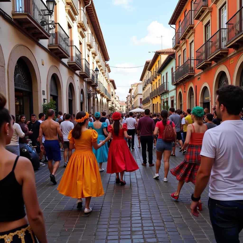 Celebrating a Spanish Fiesta