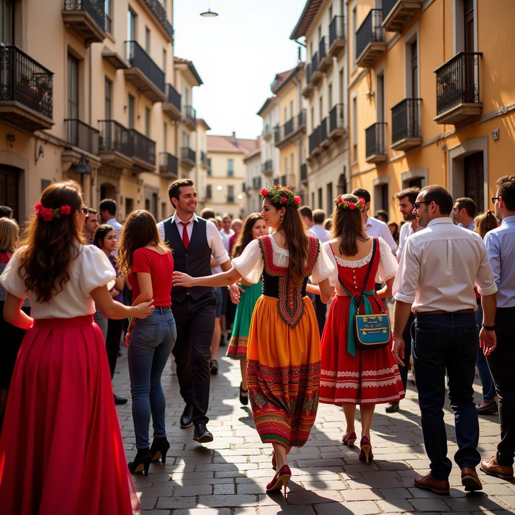 Immersive Spanish Fiesta Celebration