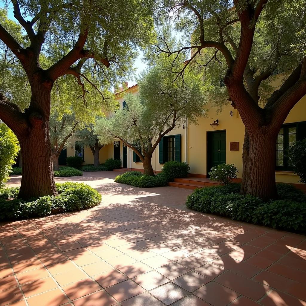 Finding Shade in a Spanish Gual Garden