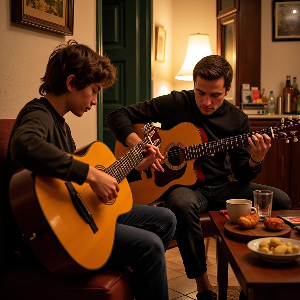 Learning Flamenco Guitar from a Local Musician