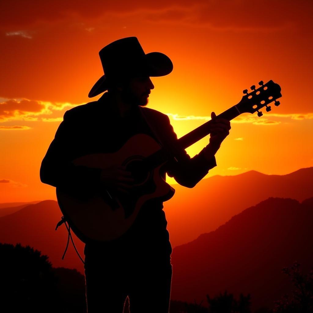 silhouette-of-a-guitarist-against-a-spanish-sunset