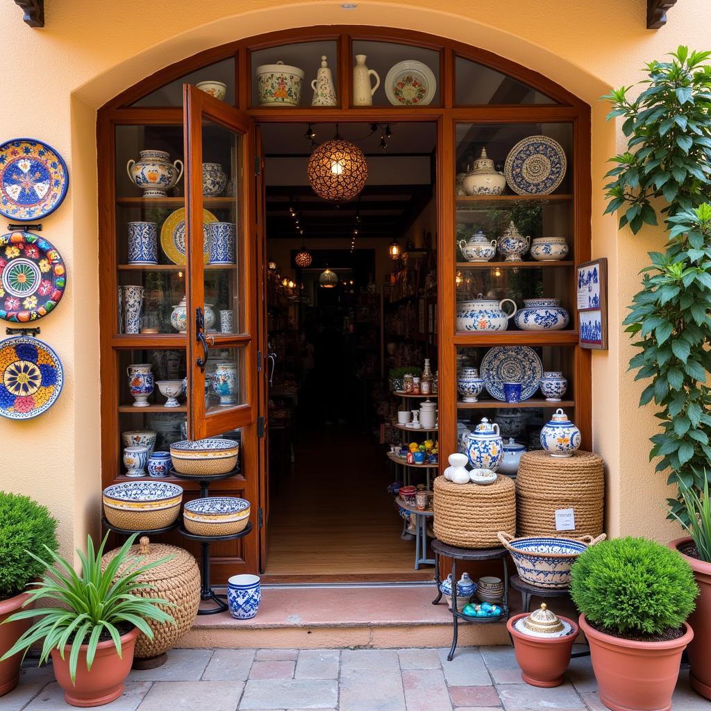 A charming Spanish home & cook outlet store