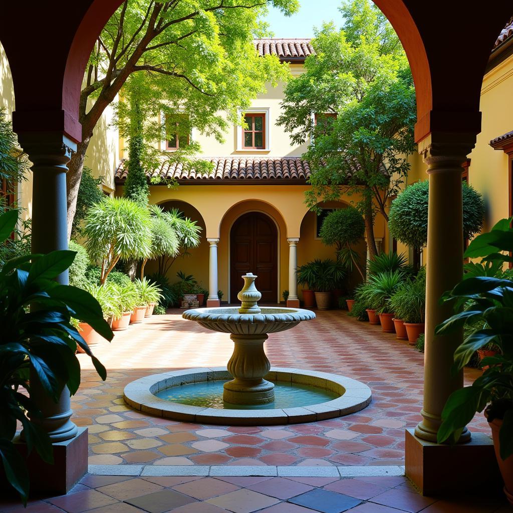 Traditional Spanish Courtyard