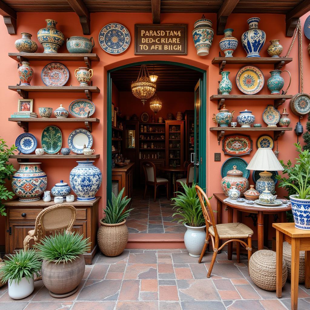 A Display of Authentic Spanish Home Decor