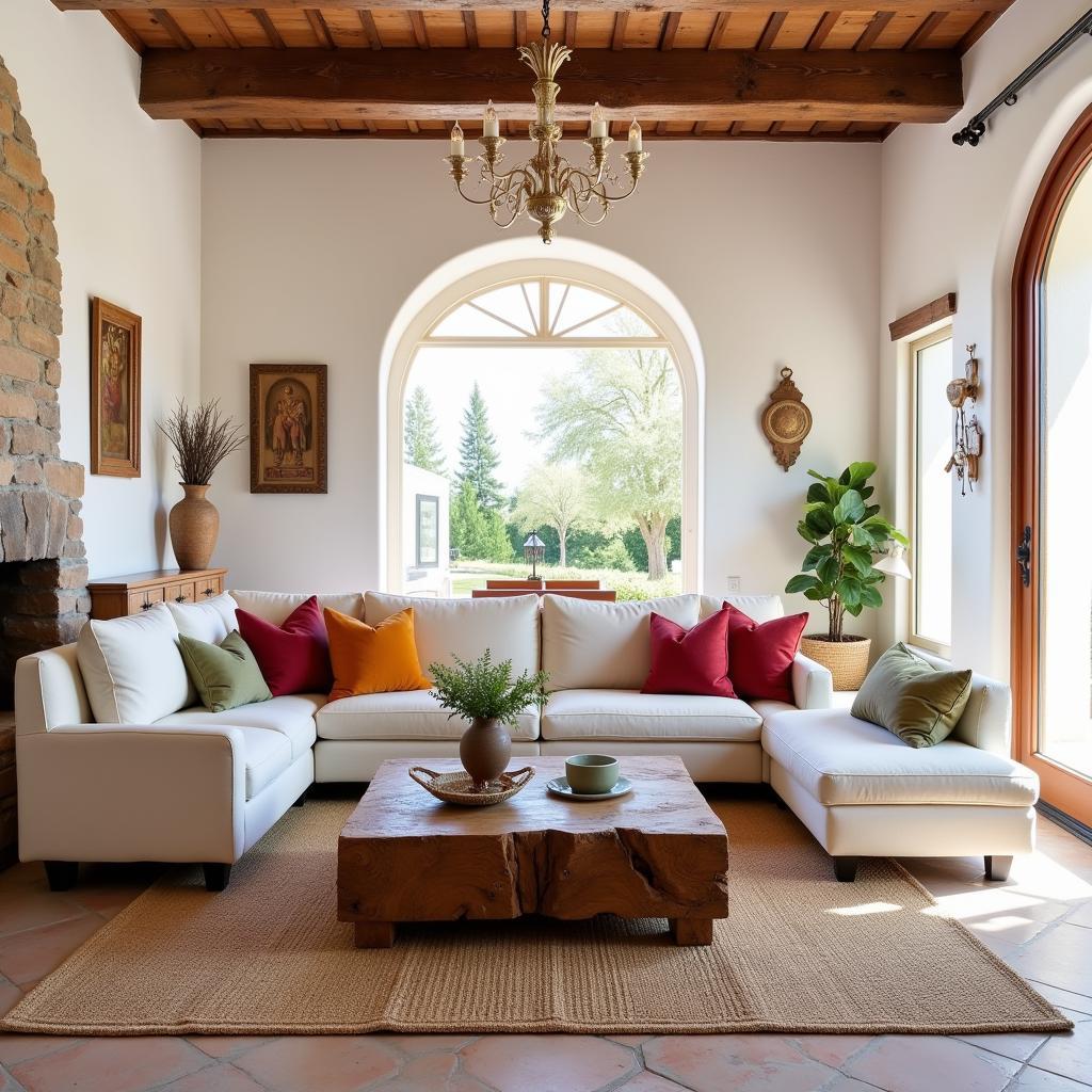 Stylish Spanish living room with Kave Home furniture