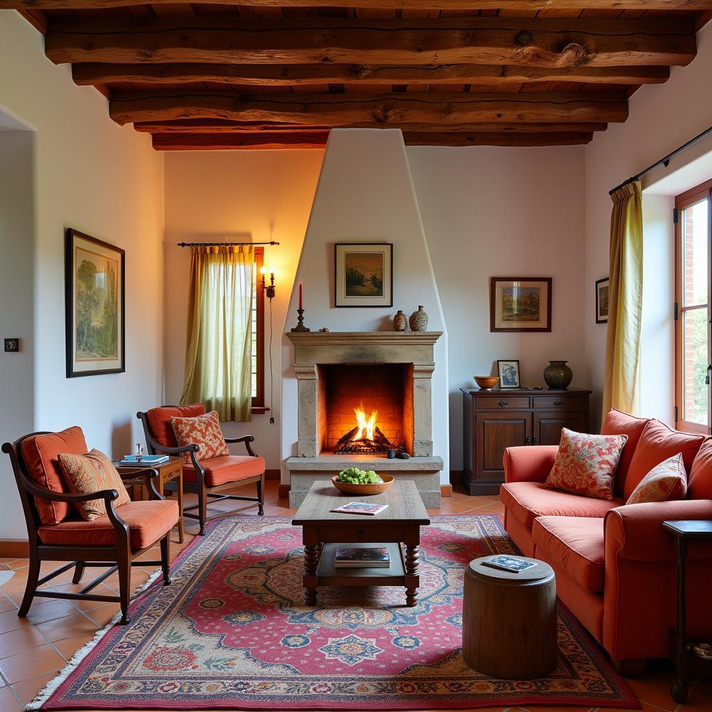 Cozy Spanish Home Interior