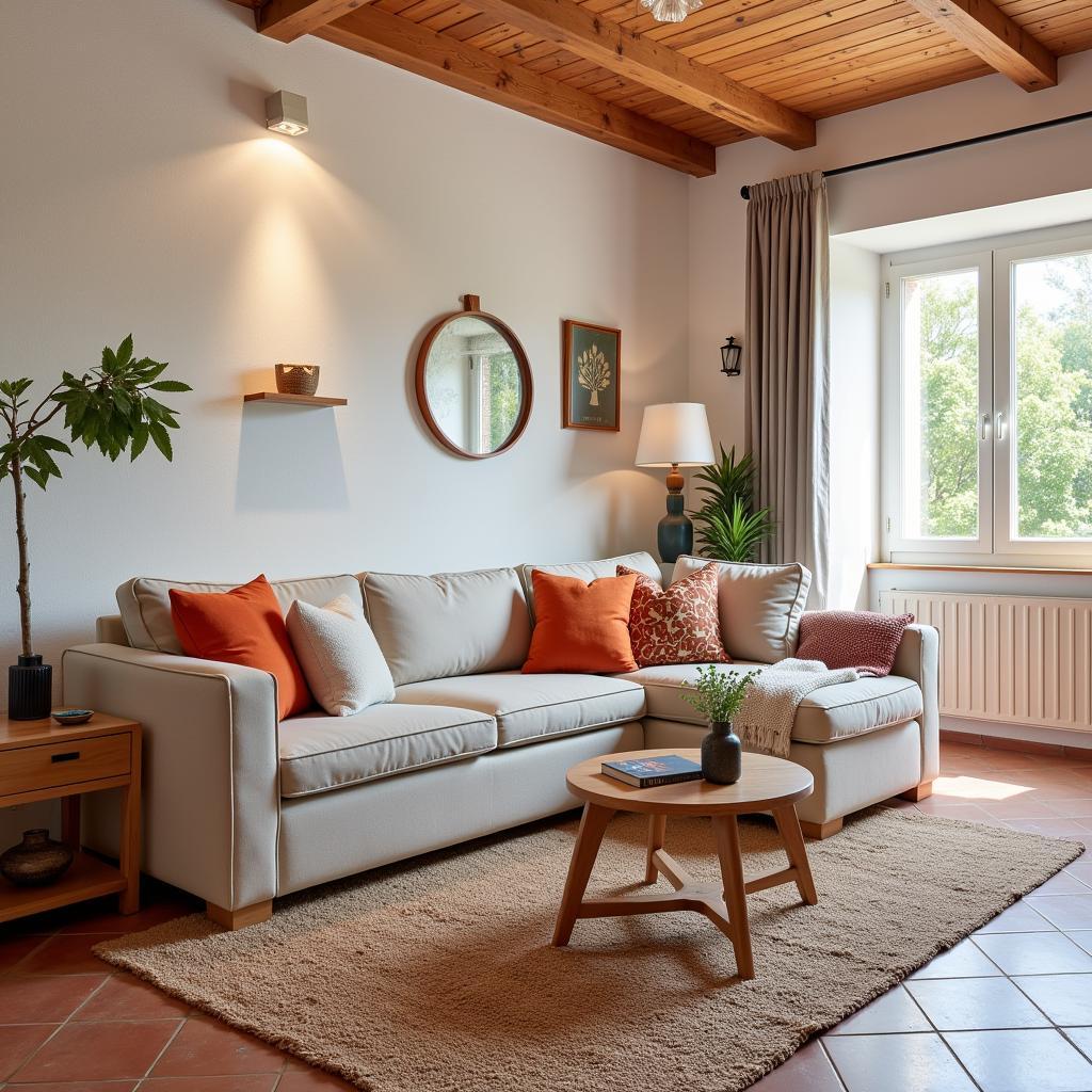 A beautifully decorated Spanish home interior featuring products from Brycus.