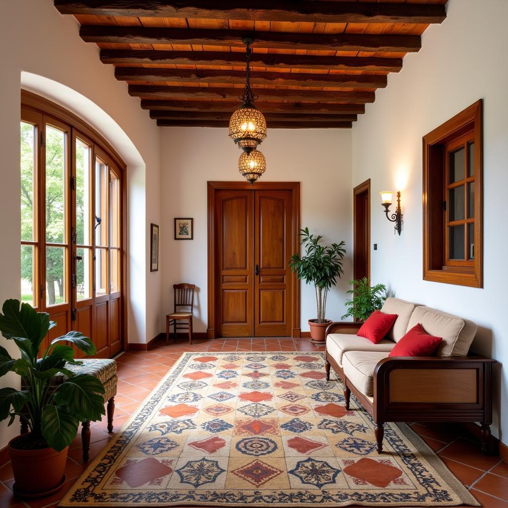 Interior of a traditional Spanish home