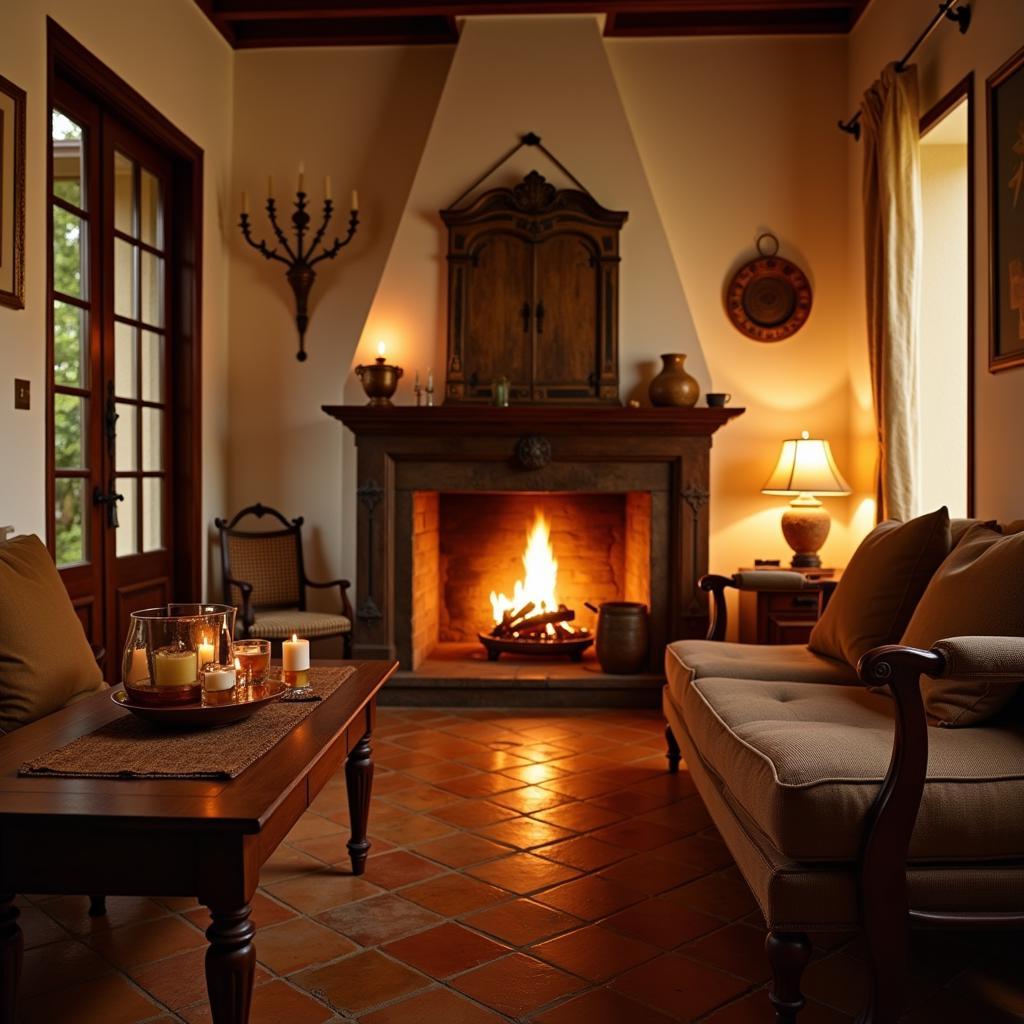 A Spanish home interior featuring an apagavelas Zara Home