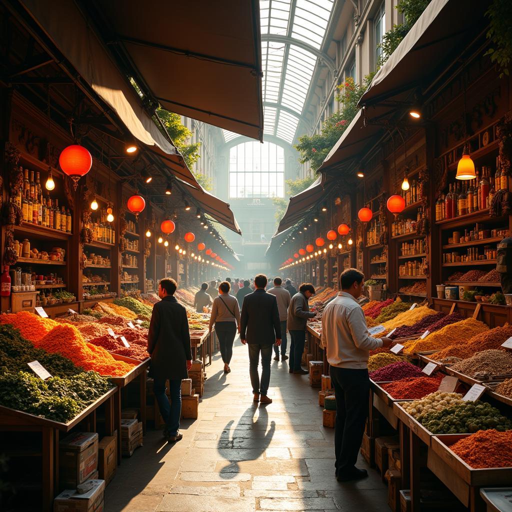 Bustling Spanish Home Market