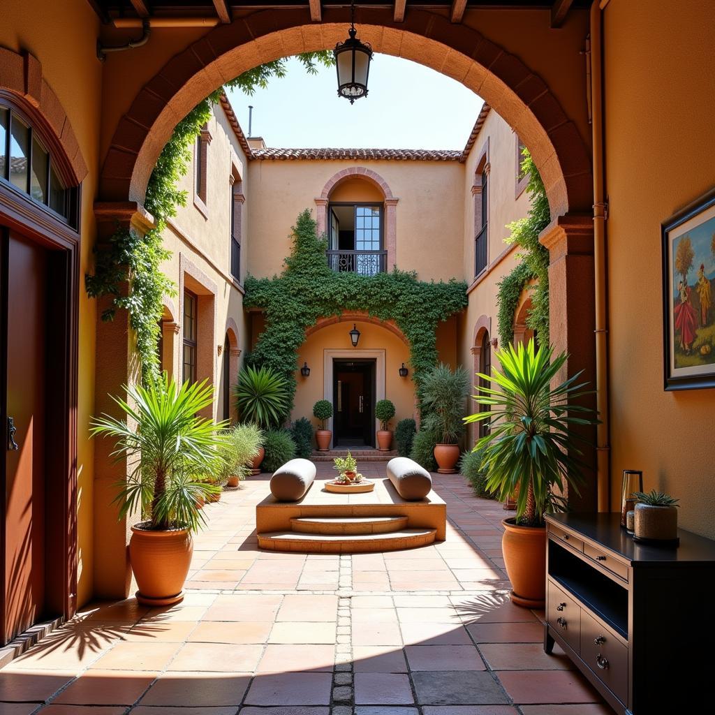 Modern Home Lift in a Traditional Spanish Home