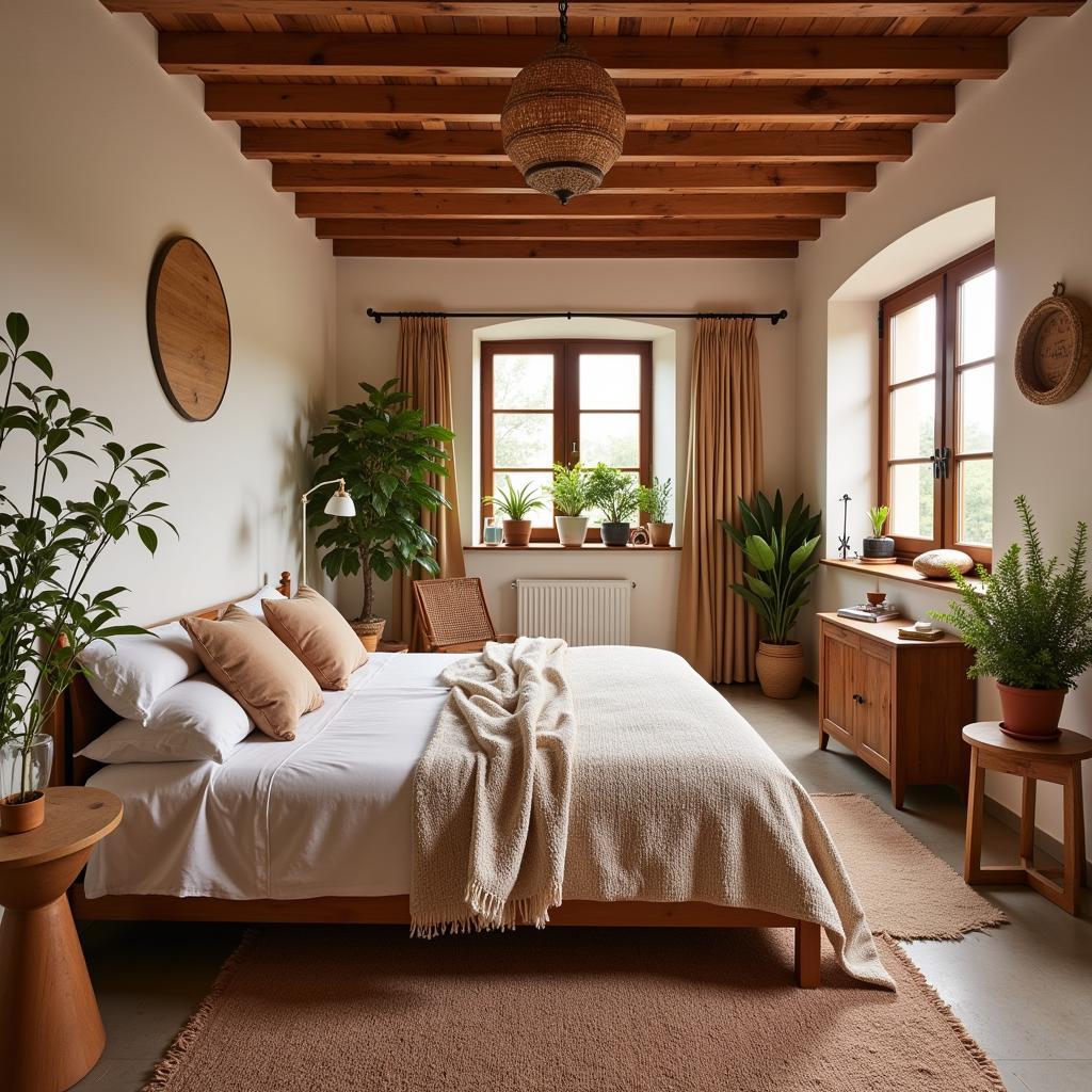 Spanish Homestay Bedroom Decor