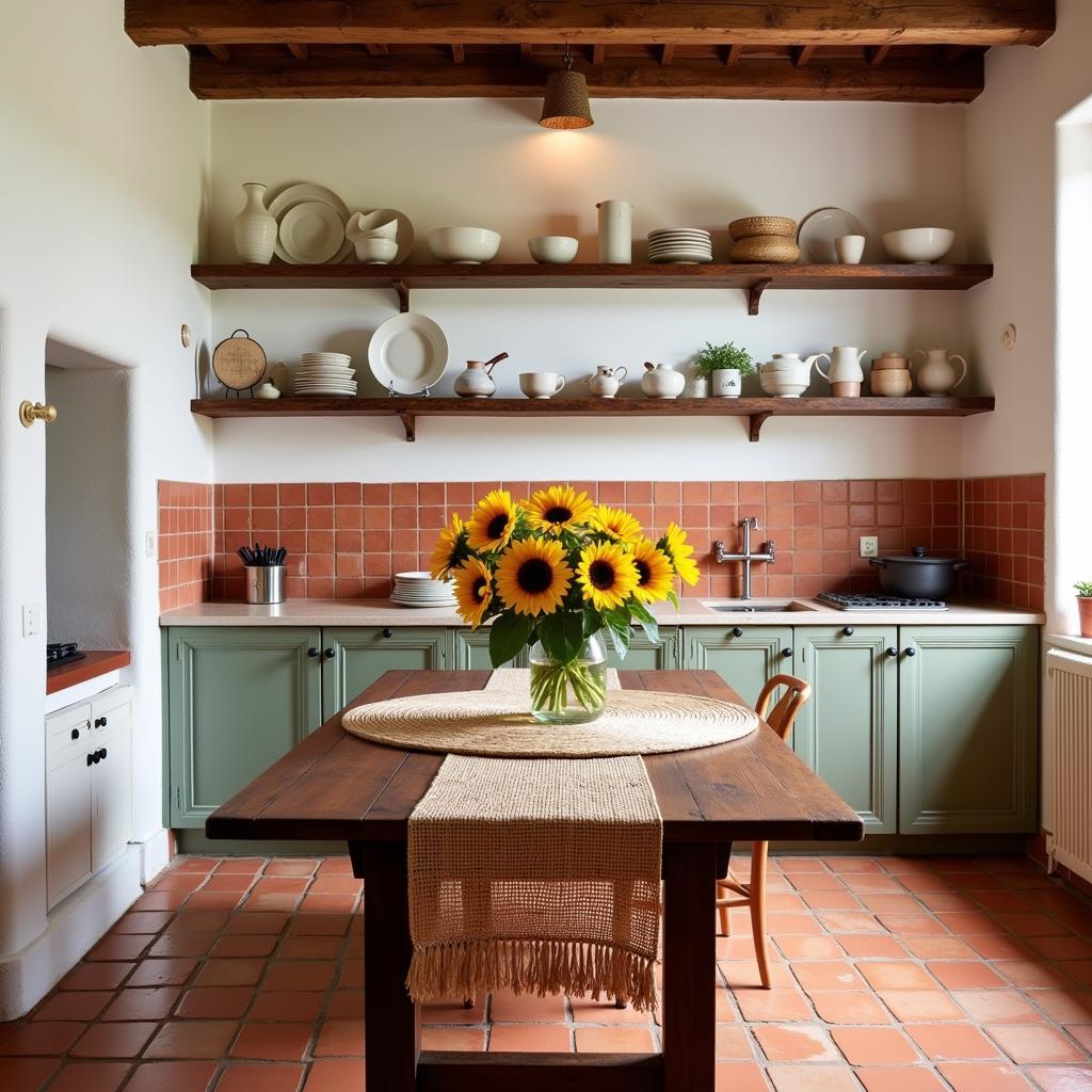 Spanish Homestay Kitchen with Zara Home Accessories