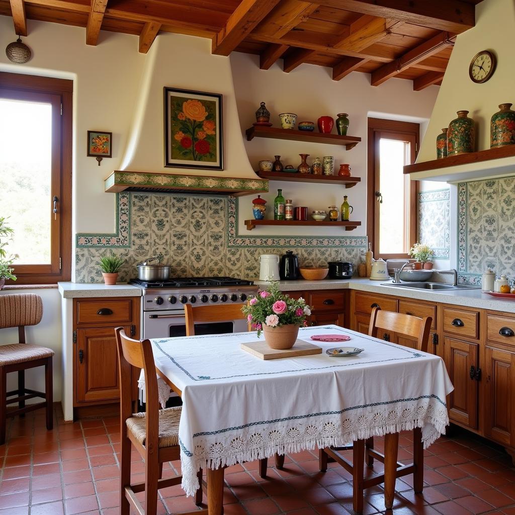 Inviting Spanish Kitchen