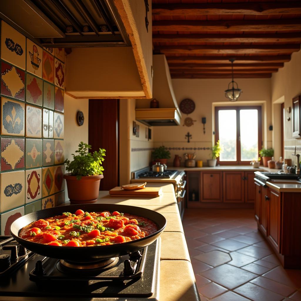 A Traditional Spanish Kitchen