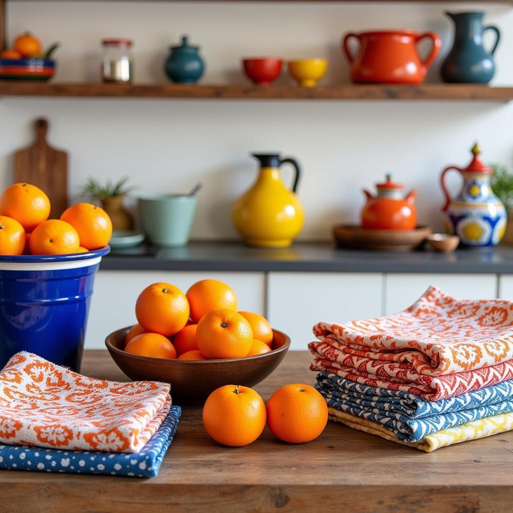 Colorful Spanish Kitchen Details