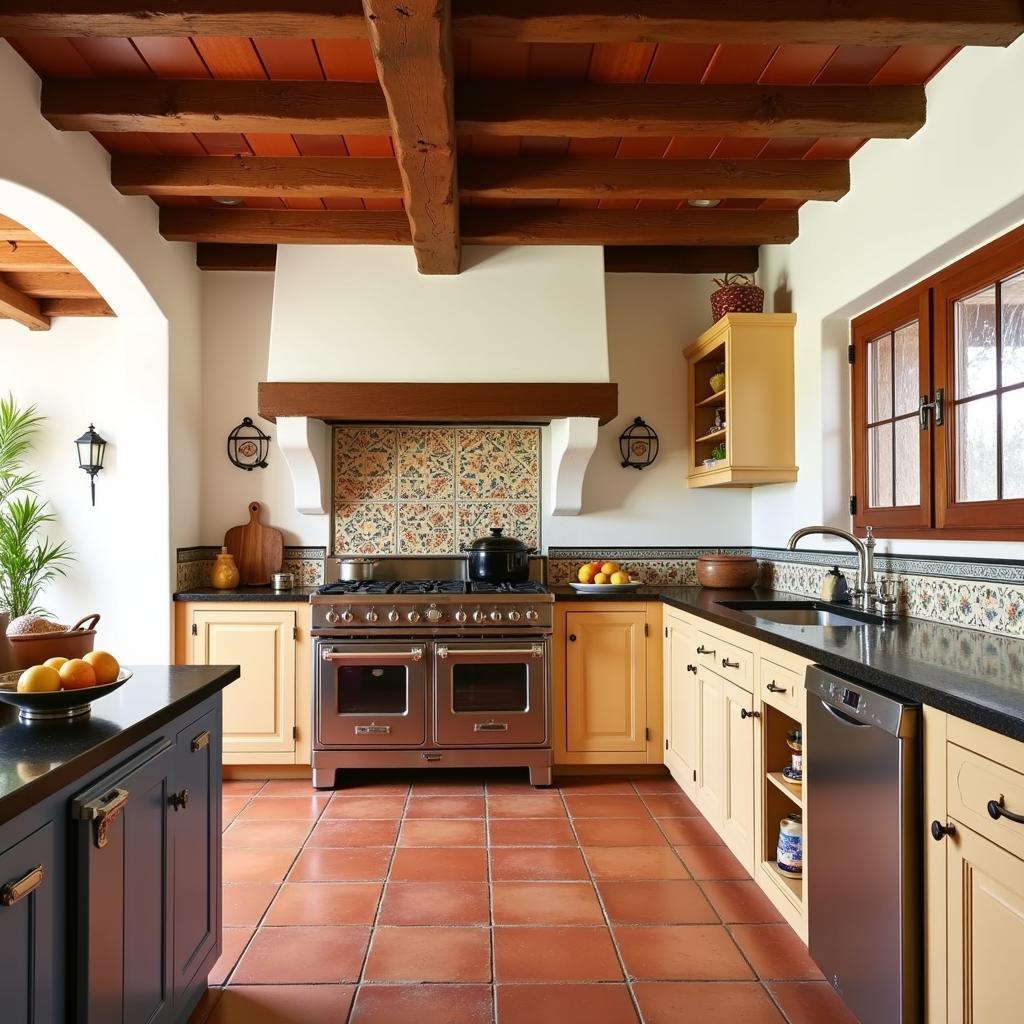 Rustic Spanish Kitchen