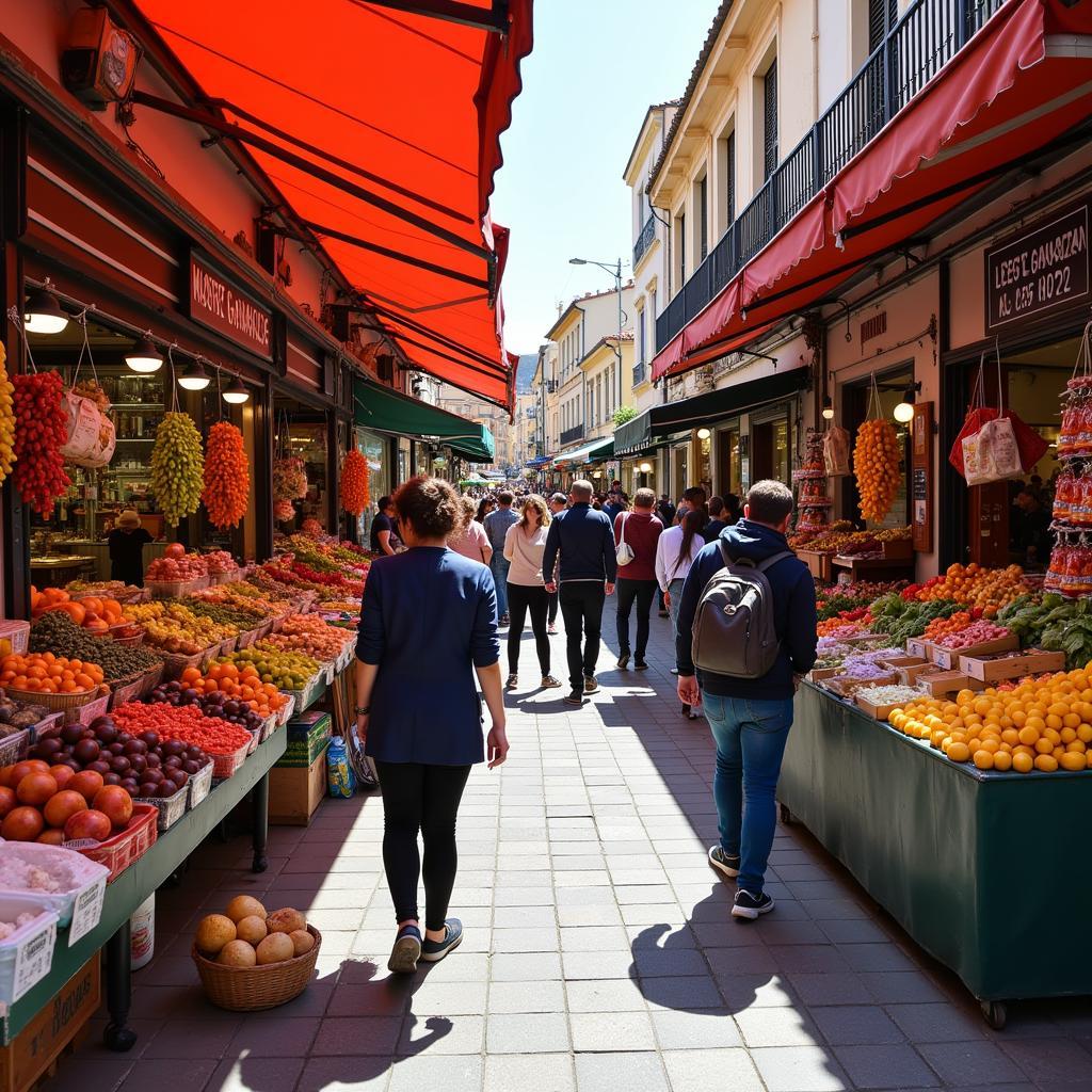 Exploring a Spanish Local Market