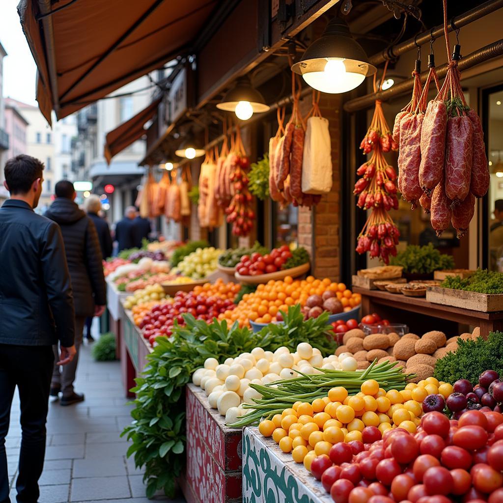 Exploring a vibrant Spanish market