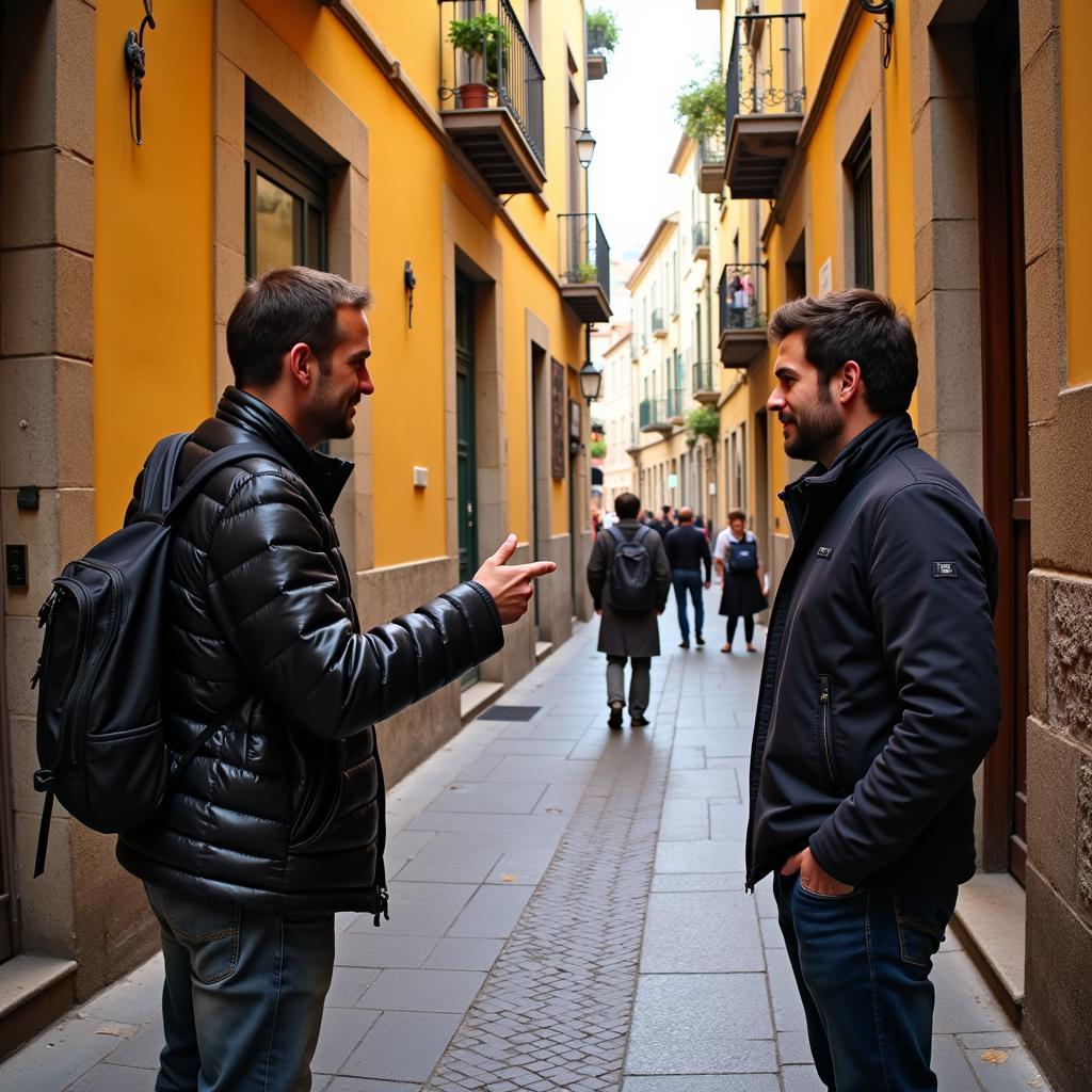 Spanish Local Sharing Opiniones with Traveler