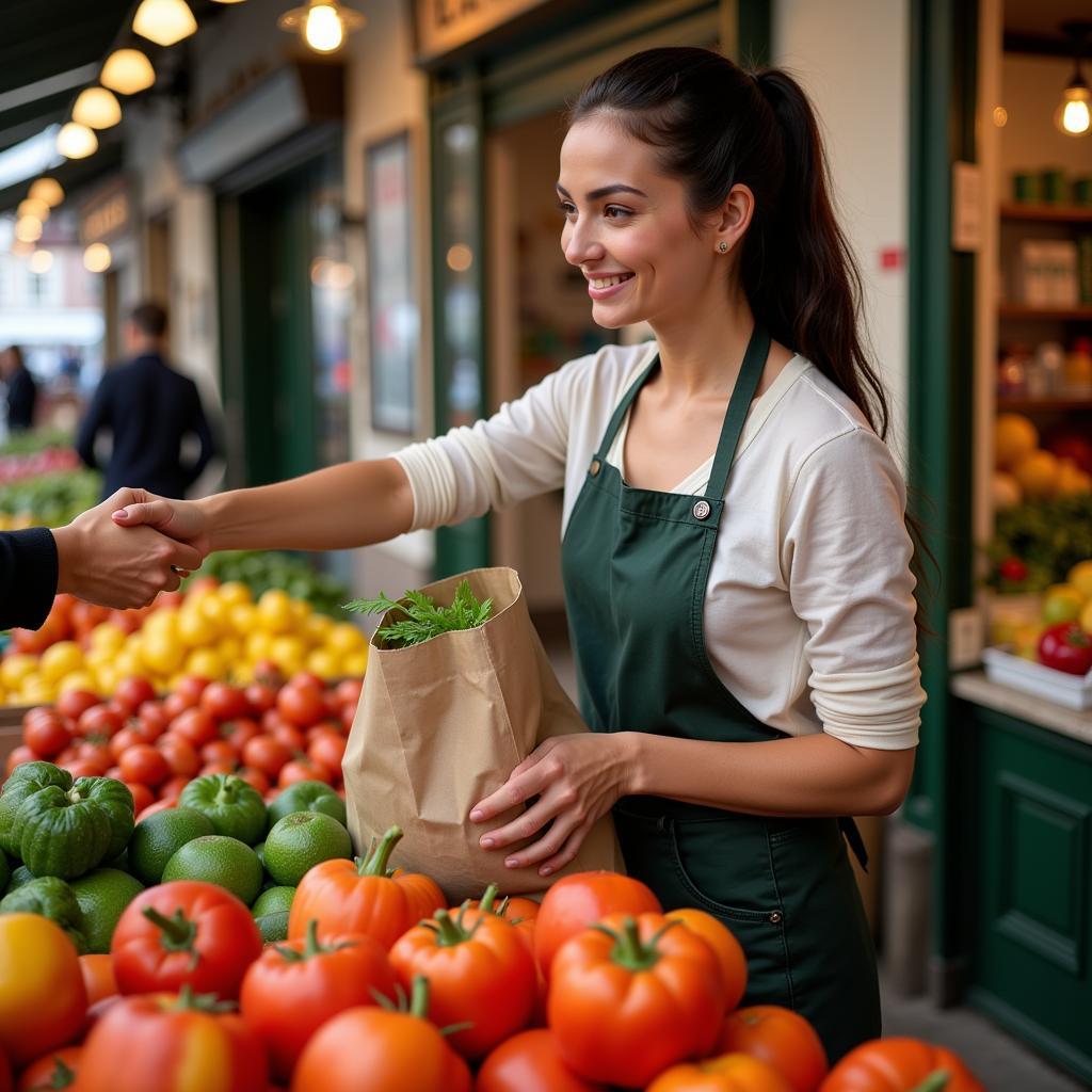 Friendly Spanish Market Vendors