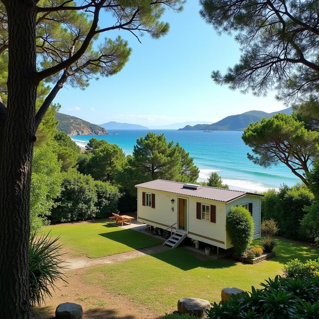 Tranquil Mobile Home Park in Spain