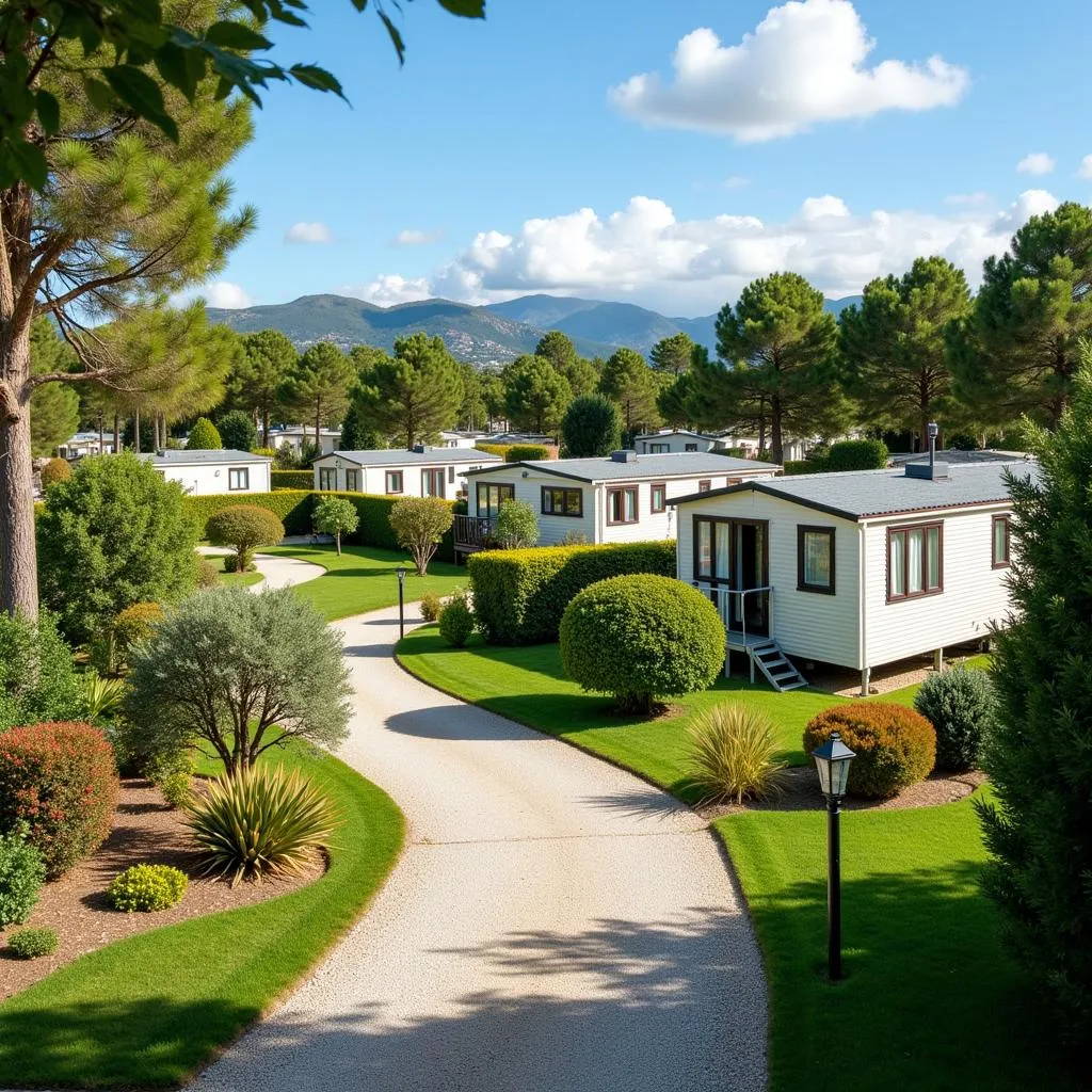 Mobile Home Park in Spain