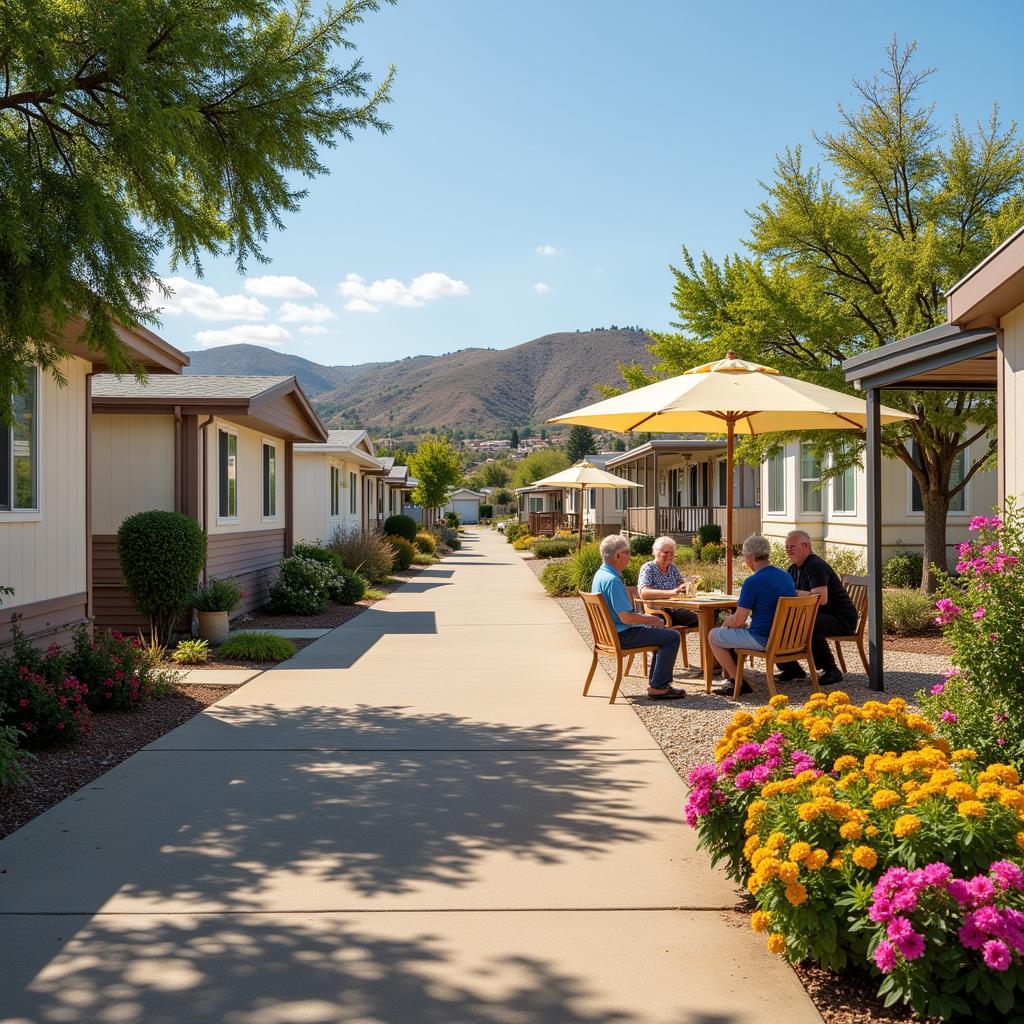 Mobile Home Park in Spain