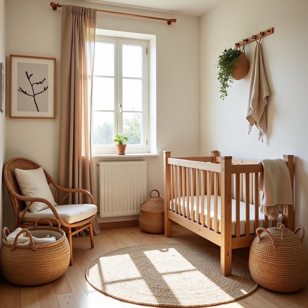 Spanish Nursery with Natural Textures