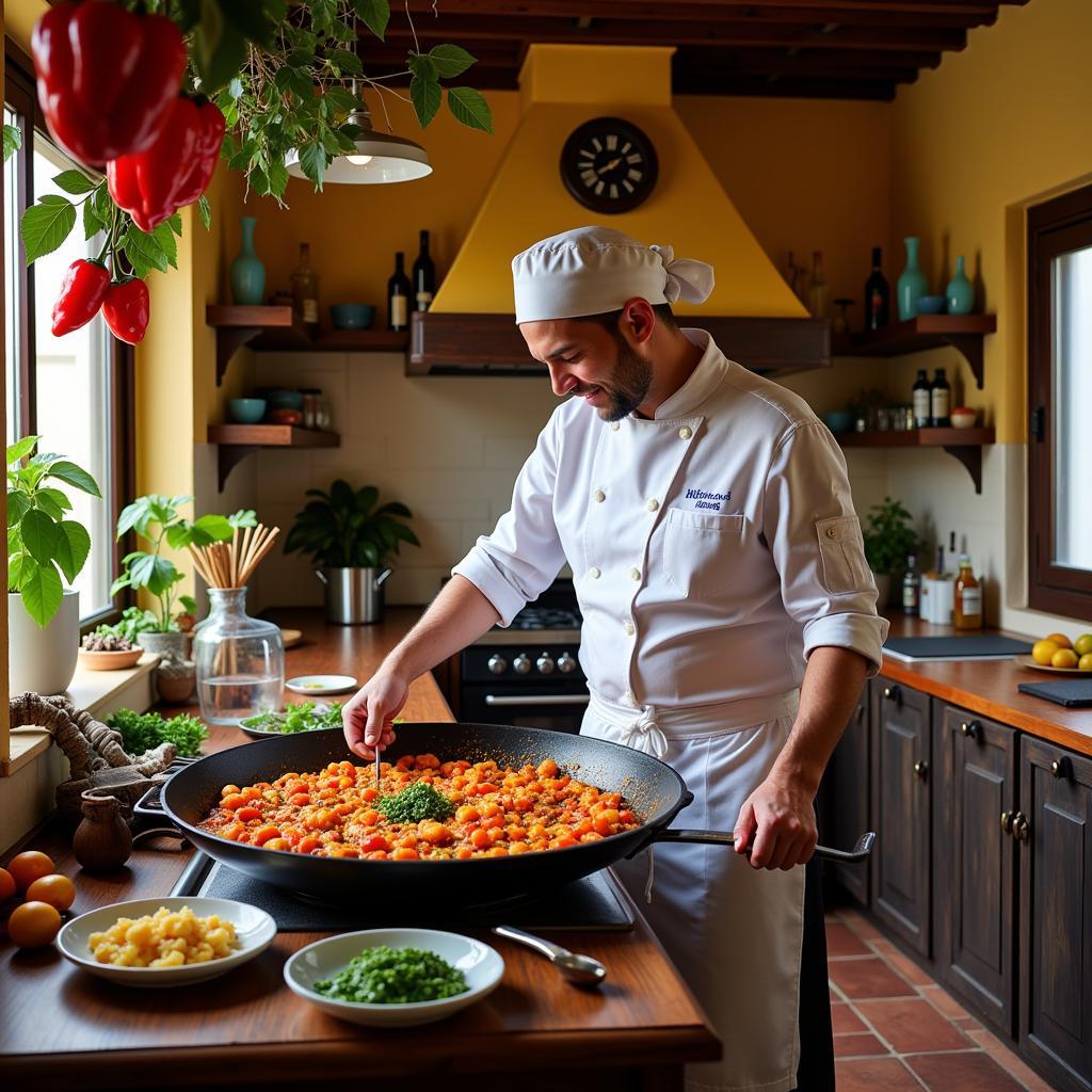 Spanish Paella Cooking Class