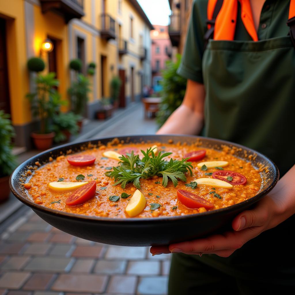 Traditional Spanish Paella Delivered to Your Doorstep