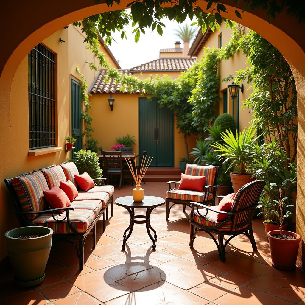 Spanish Patio with Diffuser