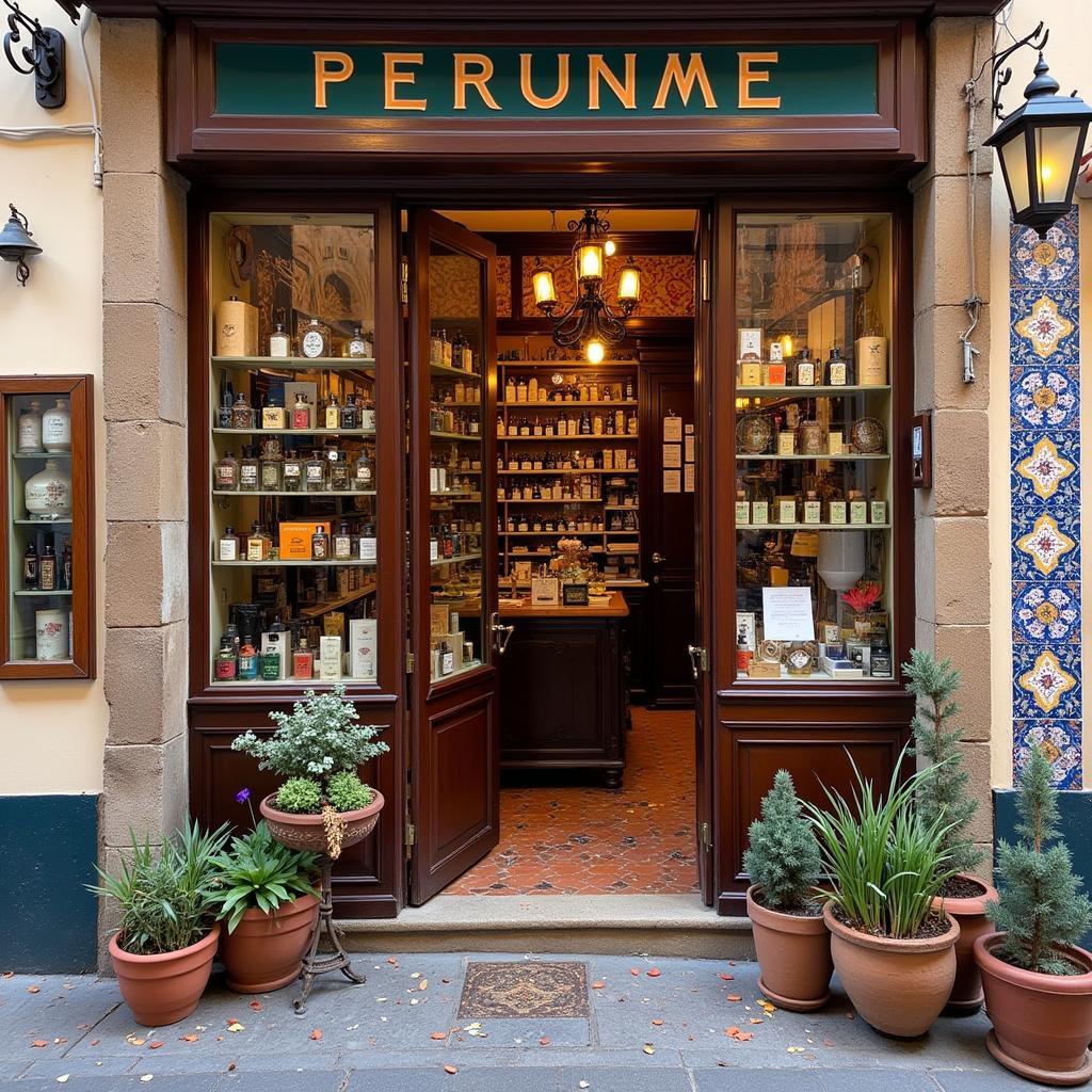 Traditional Spanish Perfume Shop