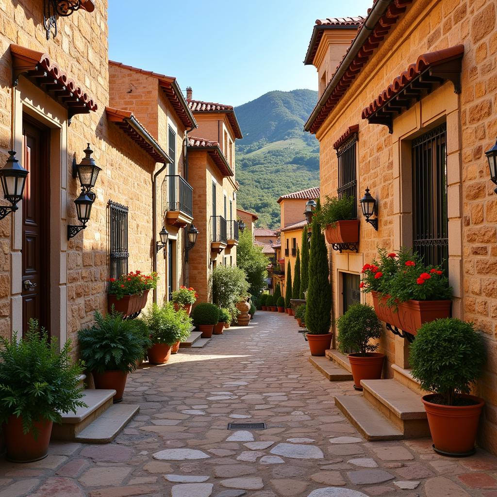 Traditional Spanish Stone Homes in Andalusia