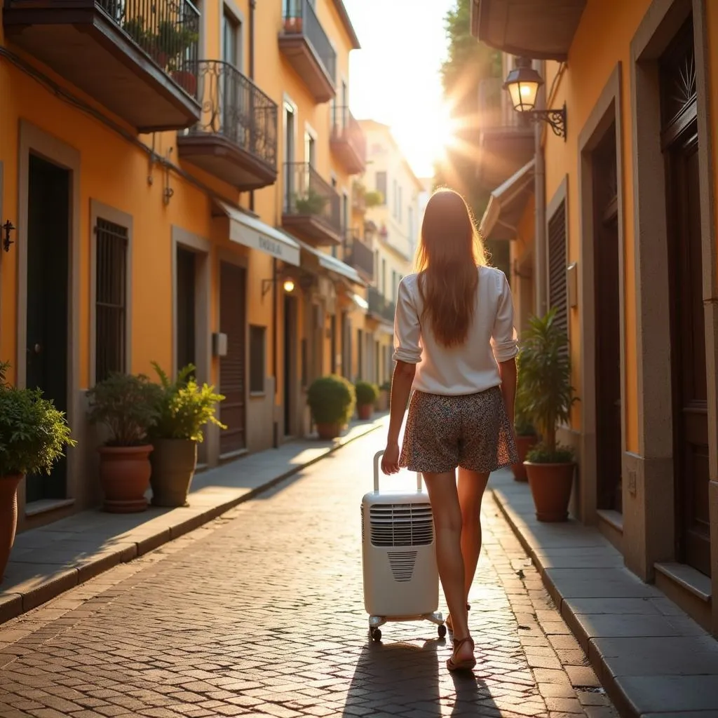 Tourists feeling the heat in Spain