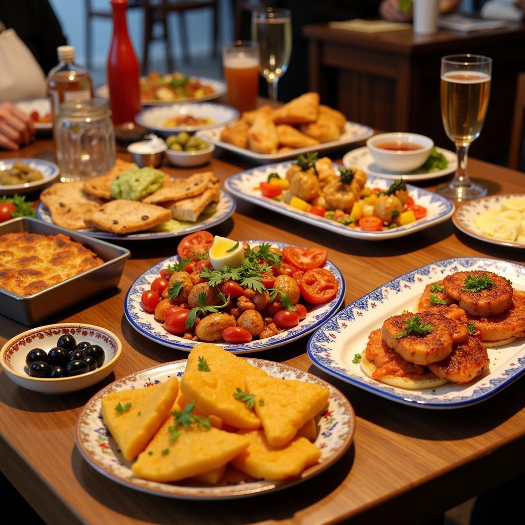 An Array of Spanish Tapas