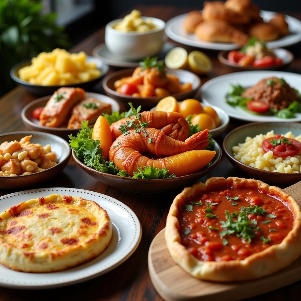 A Delicious Spread of Spanish Tapas