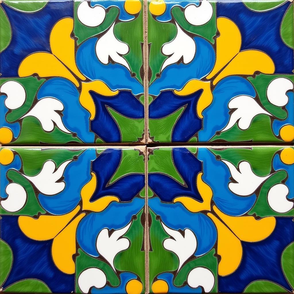 Colorful Spanish Tiles for Home Decoration