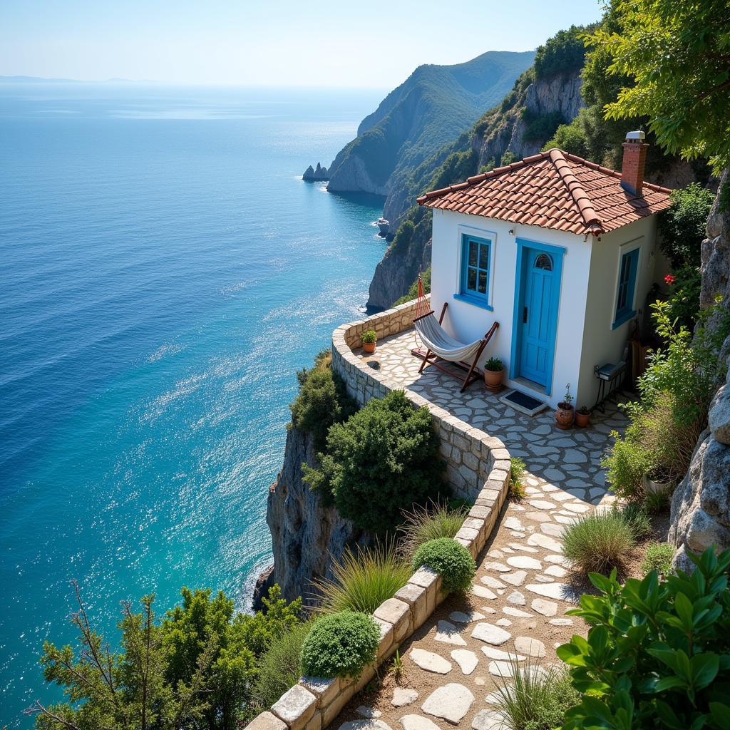 Tiny home nestled on the Spanish coast